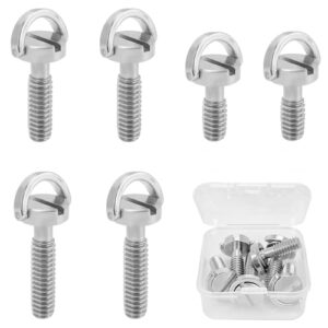 6 Pcs 1/4" DRing Screw