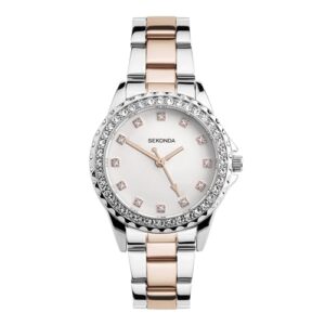 Sekonda Elizabeth Women's Quartz Watch 33mm with Stone Set Case