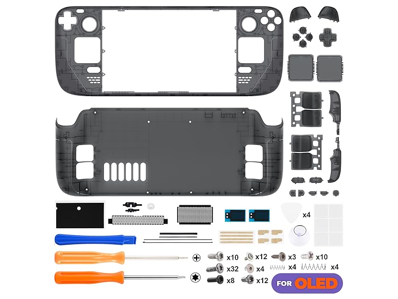 Replacement Full Set Housing Shell with Buttons for Steam Deck OLED