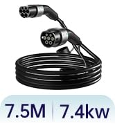 QIAO)) Type 2 EV Charging Cable, ๐ณ.๐ฐ๐ธ๐ช ๐ฑ๐ ๐ฏ๐ฎ๐ Single Phase, Electric Vehicle Type 2 to T...