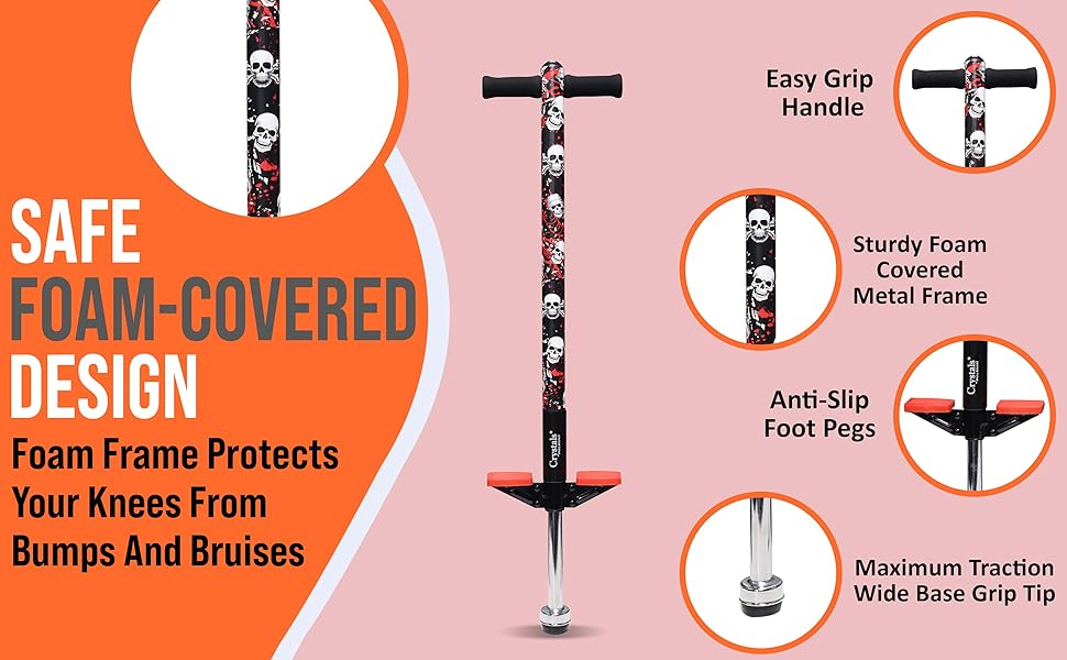 Skull Bounce Pogo Stick