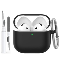 AhaStyle AirPods 4 Case Cover (2024) with Cleaning Kit Soft Silicone AirPods 4th Generation Case