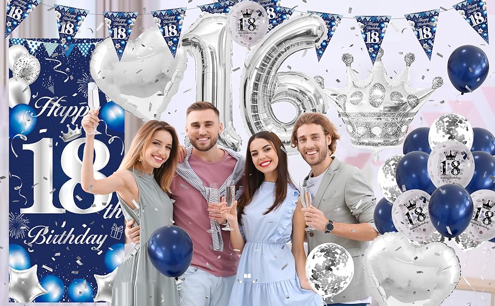 18st birthday decorations for him