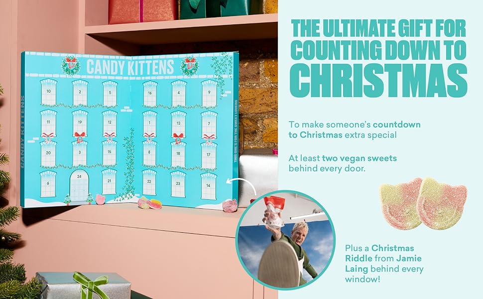 CANDY KITTENS Vegan Sweets Christmas Advent Calendar 2024 Keystone 4