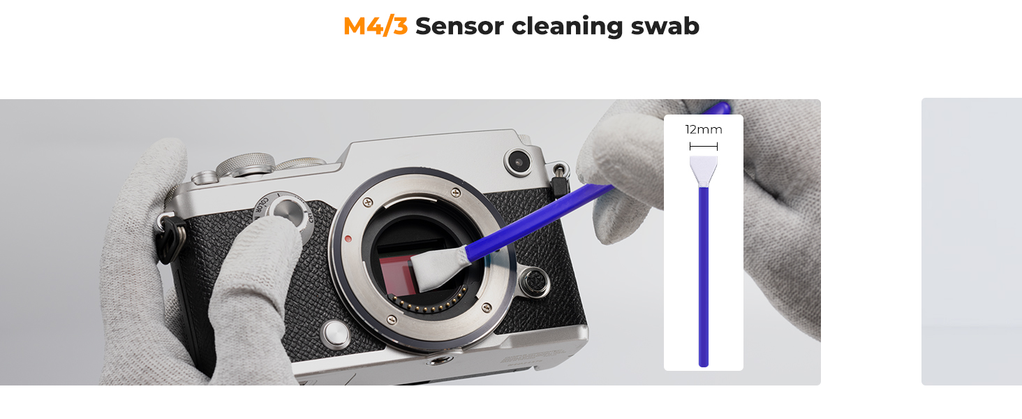 sensor cleaning swab