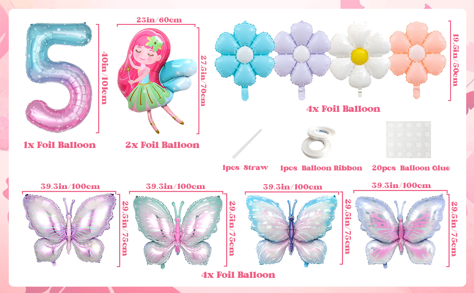 butterfly balloons