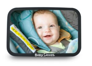Baby Snooze Baby Car Mirror for Back Seat Car Accessories Wide Angle 100% Shatterproof and Shakeproof