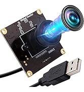 ELP USB Camera 60fps 4MP synchronization dual lens USB camera with 120 degree lens without distor...