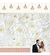 Wedding Backdrop Outdoors Flower Wedding Floral Arch Romantic Decor Photo Background for Party Ph...