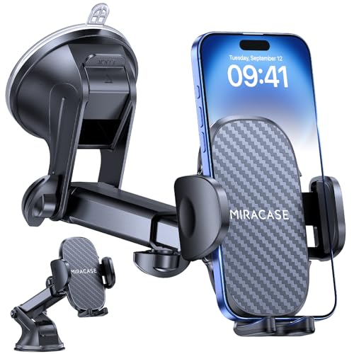 Miracase Car Phone Holder for Cars Dashboard Windscreen Desk
