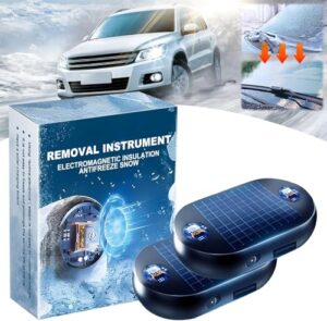 Nicooniu 2PCS Electromagnetic Car Snow Removal Device