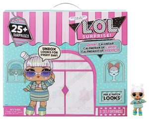 L.O.L. Surprise Advent Calendar 2023 with Limited Edition Doll and 24 Surprises - MAKEOVER BABE 2.0 - Mix and Match Outfits