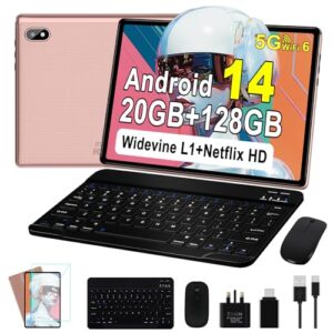 Tablet 10 Inch Android 14 Tablet with Octa-Core