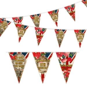 Remembrance Day Bunting 10m