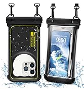 CITAMAMA Waterproof Phone Pouch, 2 Pack IPX8 Waterproof Phone Case TPU [3D Seamless Frame] for iP...