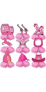 Cowgirl Party Decorations Centerpieces for Tables Western Birthday Decorations Honeycomb Centerpi...