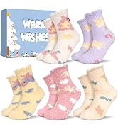 Christmas Gifts for Women Fluffy Socks: Fluffy Socks Womens 4-7 Bed Socks for Women Cosy Socks Xm...