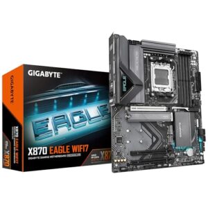 GIGABYTE X870 EAGLE WIFI7 Motherboard - Supports AMD Ryzen 9000 CPUs