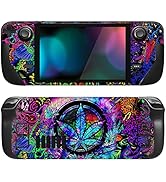 PlayVital Full Set Protective Skin Decal for Steam Deck, Custom Stickers Vinyl Cover for Steam De...