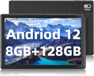 SGIN Tablet 10.1 Inch Android 12 Tablet PC 8GB RAM 128GB Storage