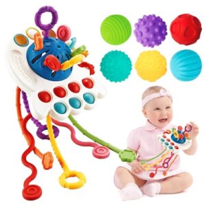 JQLM 7 IN 1 Sensory Montessori Toys for Babies