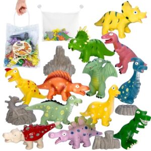 Bath Toys No Hole Baby Bath Toys Shower Water Pool Toys Dinosaur No Mold Water Table Bath Toy Organizer Bath Time Infant Bathtub Toy Set Mold Free Bath Toys for Toddlers Ages 3 4 5 6 7 8 Boys Girls