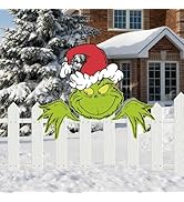 9 Sheets Christmas Window Stickers, 230 Pcs Xmas Window Decorations with Santa Claus Reindeer Sno...