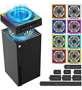 GAMSURFING Dust Filter for Xbox Series X Console- 8 Silicone Dust Plugs and 4 PVC Meshs Set, Anti...