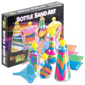 The Magic Toy Shop Sand Art Bottles with 4 Vibrant Colours