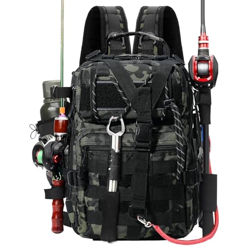 Aceshop Fishing Tackle Backpack Storage Bag