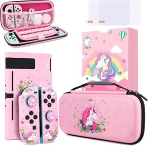 JYPS Unicorn Carrying Case Cover Kit for Nintendo Switch