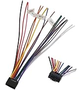 Epronic 10 Pin RCA Rear View Camera Adapter Wiring Harness Video Input Adapter for Android Car Ra...