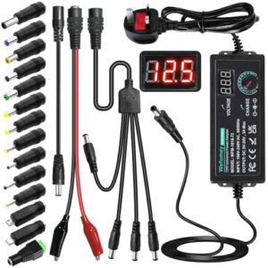 Universal Power Supply 3V~24V 3A 72W Adjustable Variable 3V 5V 9V 12V 18V 20V 24V AC/DC Adapter Charger