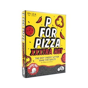 P for Pizza Xxxtra Hot | A spicy version of our hilarious word game | Perfect for evenings with friends | Best Christmas Board Games