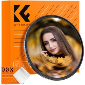 K&F Concept 77mm Spiral Halo Whirlpool Effect Lens Filter Optical Glass Special Effect Camera Lens Filter (Nano-B Series)