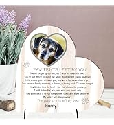 Pet Bereavement Gifts: Personalised Dog Memorial Plaque with Photo | Cat & Dog Sympathy Keepsake ...