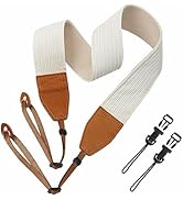 Vintage Elegant Blue Camera Strap - Double Layer top-grain Cowhide Ends,2