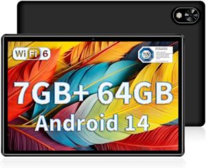 DOOGEE U9 2024 Newest Android 14 10" Tablet 7GB RAM+64GB ROM 1TB TF