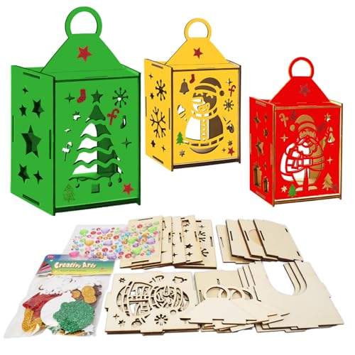 DKINY 3 Pack Christmas Wood Crafts for Kids