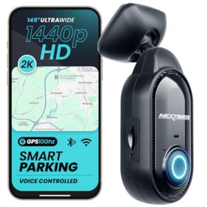 Nextbase Piqo 2K Car Dash Cam – Small & Mighty! Mini 2 K Ultra-Wide 145°