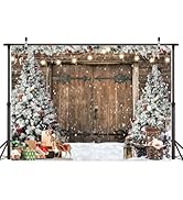 AIIKES 7x5FT Merry Christmas Backdrop Christmas Backdrop Happy New Year Holiday Decoration Santa ...