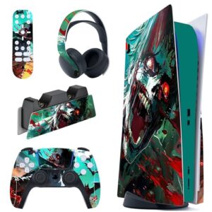 PlayVital Full Set Skin Decal for PS5 Console Disc Edition