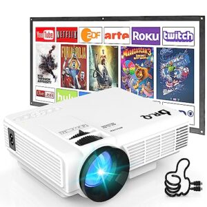 Mini Projector Full HD 1080P Support