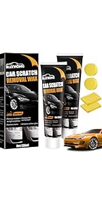 Car Scratch Repair Paste, 2 Pack Car Scratch Repair Agent Car Scratch Removal Kit Body Compound C...