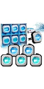 SCENTORINI Car Air Freshener, Vent Clip, New Car Smell for Men, Car Perfume, Car Essentials for w...