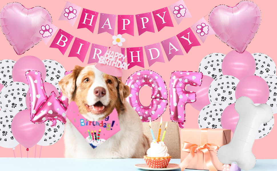 Dog Birthday Banner