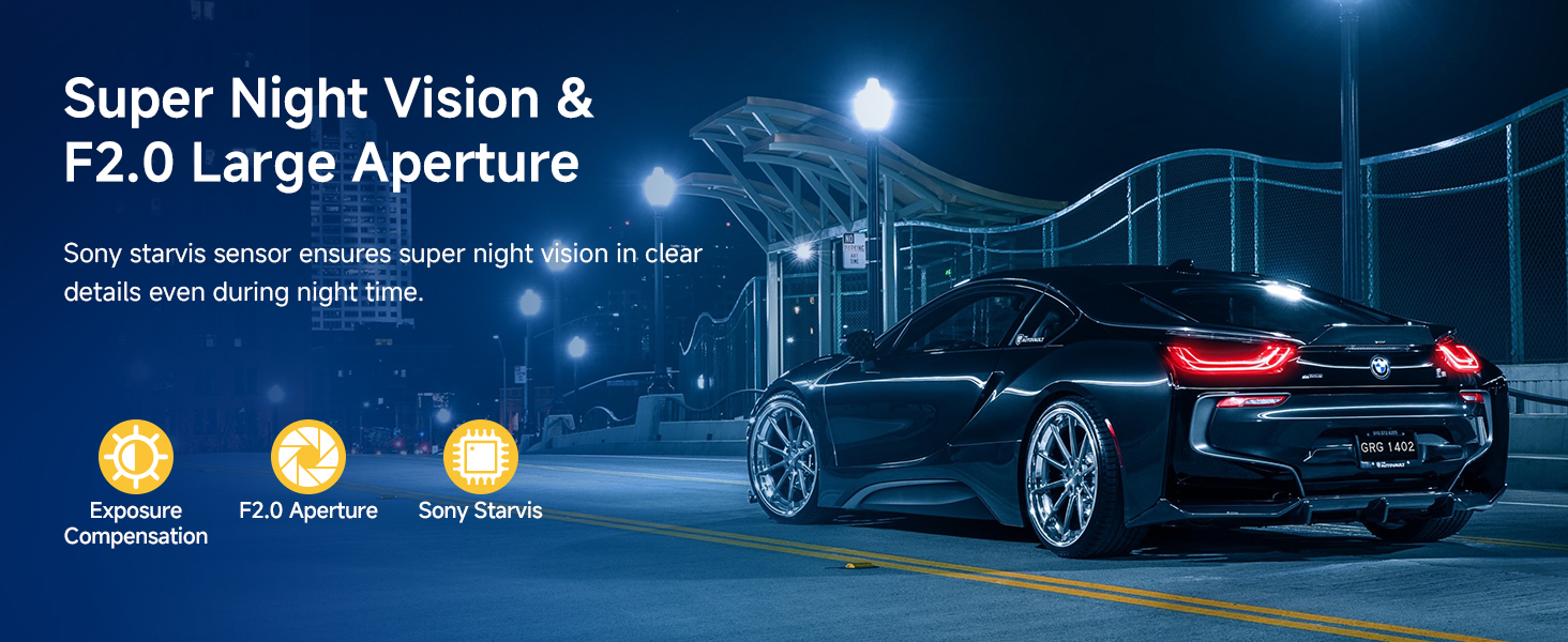 wifi dash cams for cars dash cam front wifi dash camera loop recording G-sensor parking mode