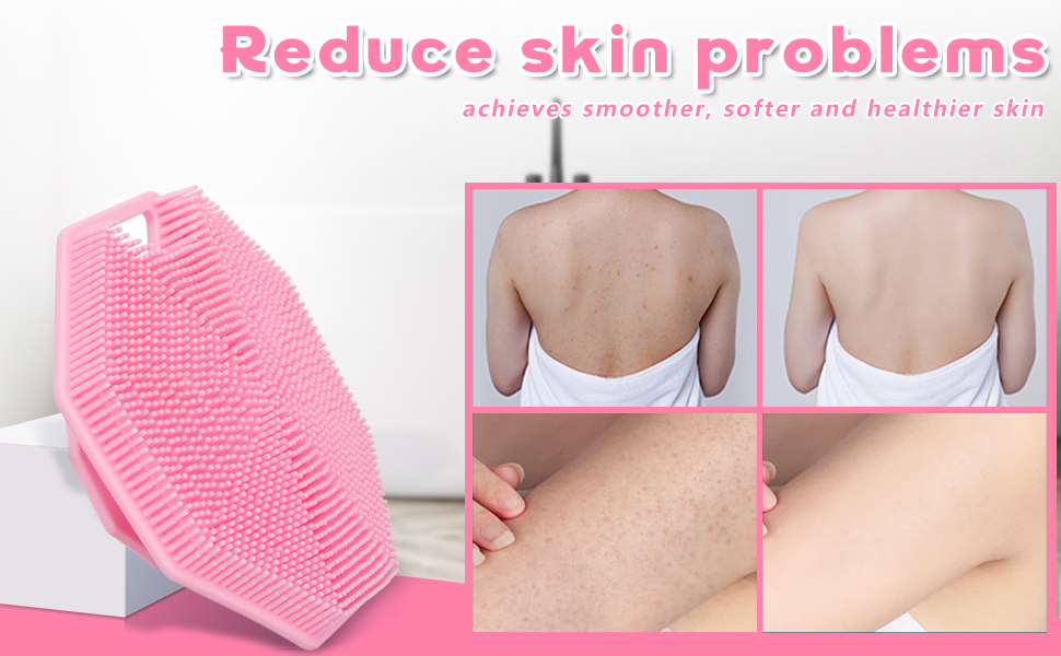 silicone body scrubber