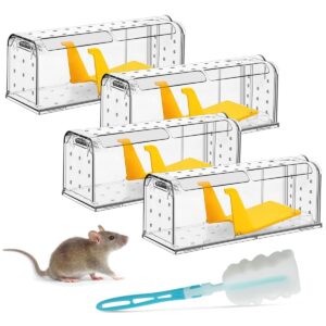 Sanfant Humane Mouse Traps & Mice Traps Washable Reusable Live Catch and Release Mice