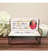 Personalised Photo Bereavement Memorial Bench - A Tribute to Cherished Memories, Remembering Dad,...